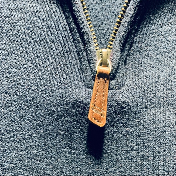 Lands’ End Men’s Navy Half-Zip Pullover SZ XL - Picture 8 of 9